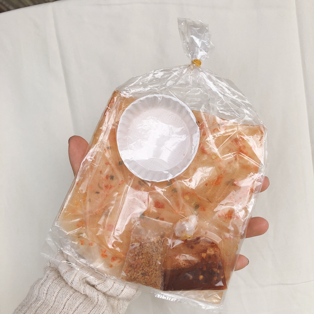 Bánh Tráng Dẻo Ớt Rim UNIN Bánh Tráng Dẻo Tôm Chấm Sốt Ớt Rim Thần Thánh Bao Ngon Chất Lượng