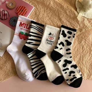 vớ cổ cao ullzang 1 set 4 đôi
