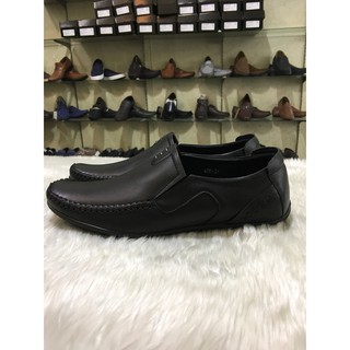Giầy mọi nam da bò chấm Lutra