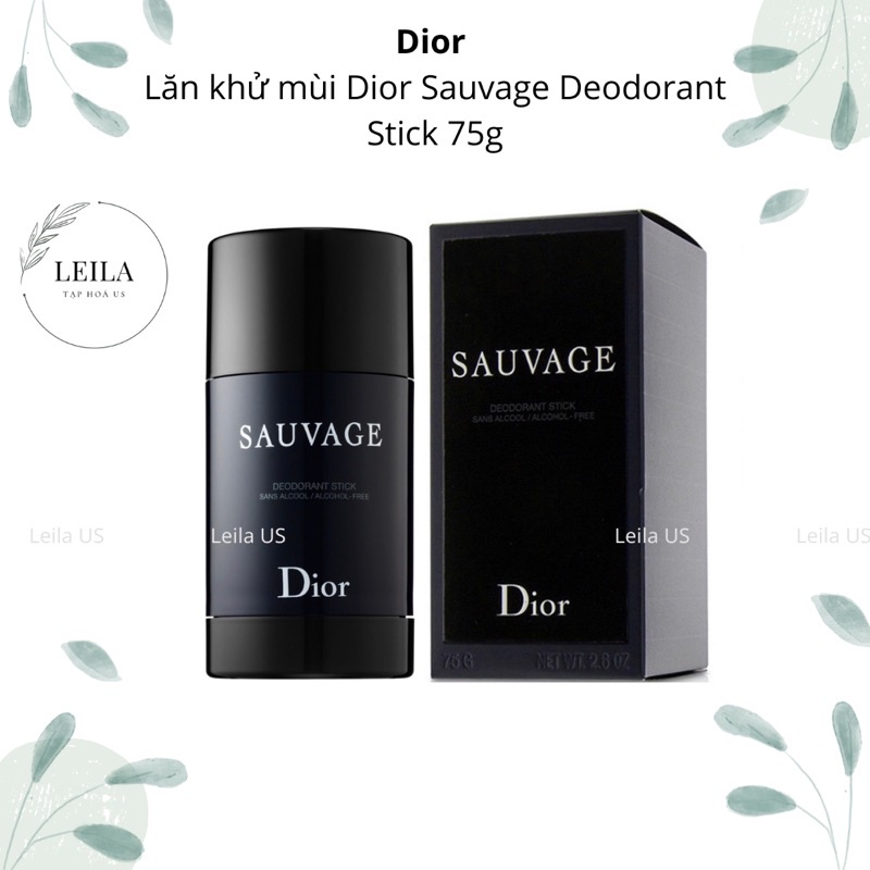 [Bill US] Lăn khử mùi nam Dior Sauvage Deodorant Stick 75g