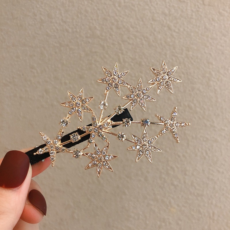 Set 3 Kẹp Tóc Đính Đá Thời Trang Cho Nữ