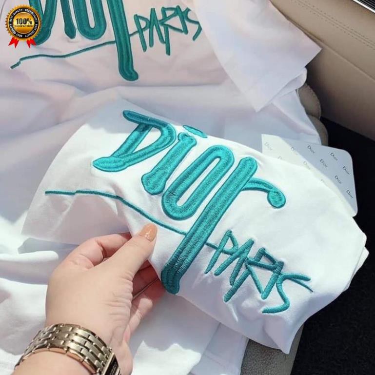 Áo Phông Áo Thun Nam Nữ Thêu Chữ, Fom Rộng Giấu Quần Hàng Quảng Châu Cao Cấp . | BigBuy360 - bigbuy360.vn