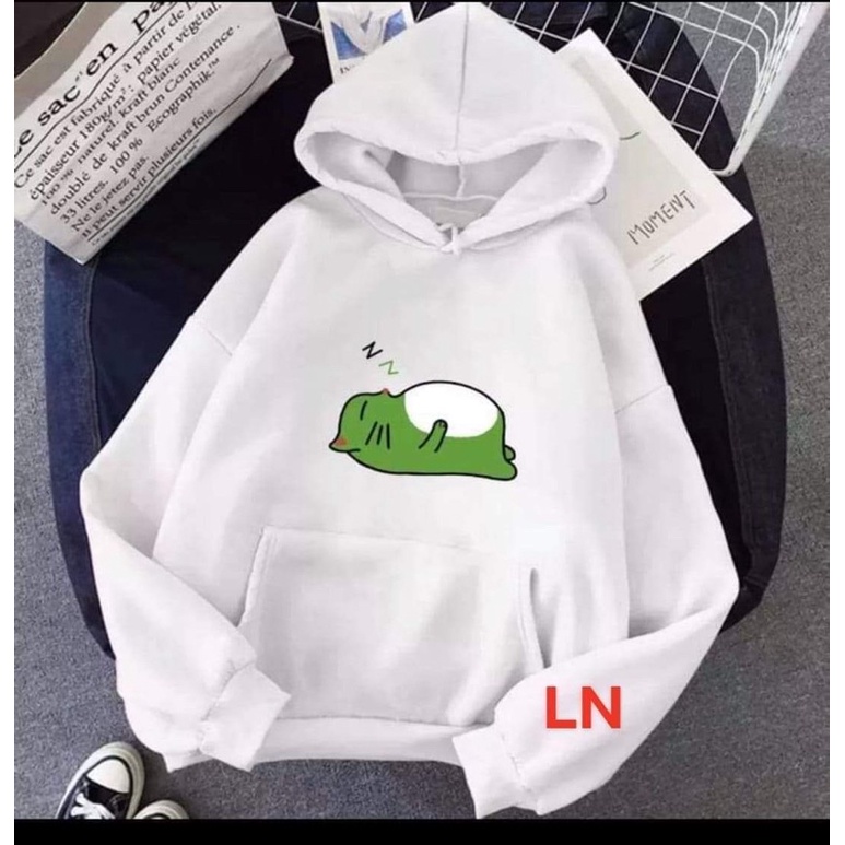 Áo hoodie mèo ngủ zz DA6