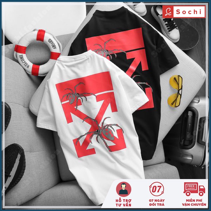 Áo thun nam tay ngắn cao cấp mùa hè chất mát hình in con nhện phong cách Hàn Quốc mã GZ305