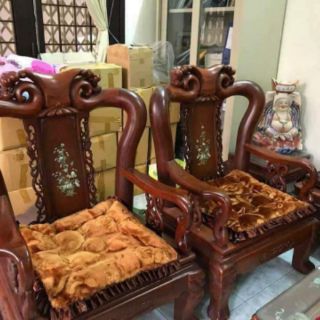 Nệm ghế nhung