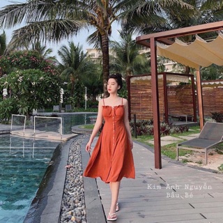 ‼️❣️‼️SIÊU PHẨM VÁY HAI DÂY CÚC ĐŨI‼️❣️‼️(kèm ảnh chụp sàn thật của shop)
