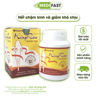 Ổn định kinh nguyệt từ cao ích mẫu, dầu hoa anh thảo - Kingrose An điều kinh Hộp 60 viên nang