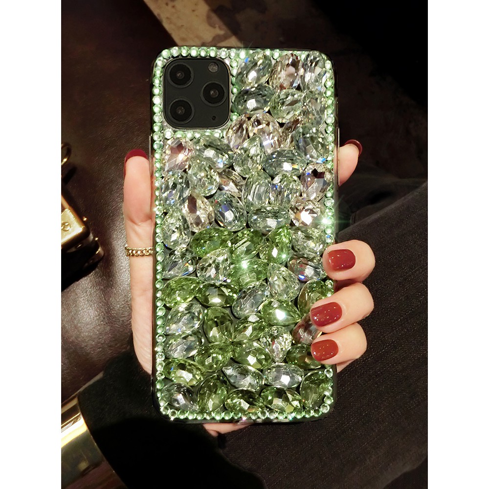 Ốp Điện Thoại Đính Kim Cương Giả Lấp Lánh Cho iphone 14 13 11 pro max xs max xr x 8 7 6 6s plus se 2020 12 iphone 11 Thời Trang