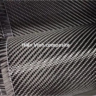 Vải carbon fiber black, twill, 3k-240g loại tốt không xô lệch cỡ 1m x 1m