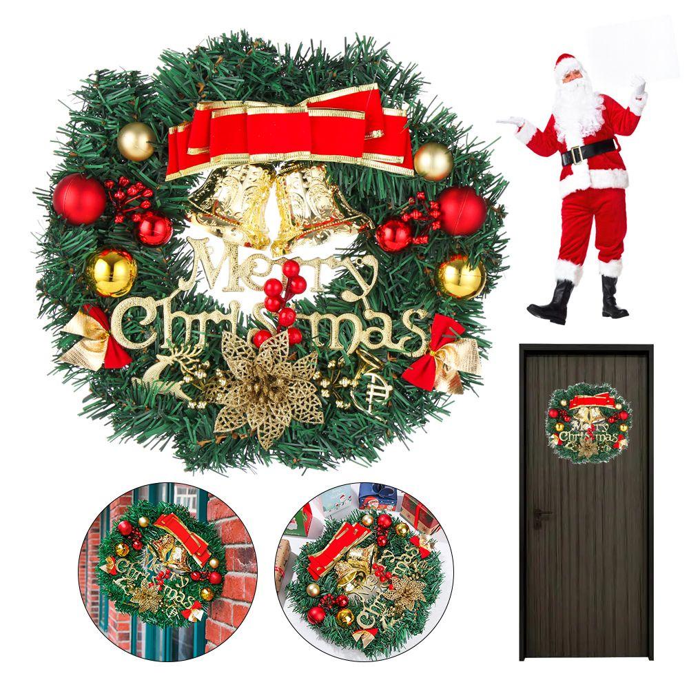 Vòng Hoa Treo Cửa Trang Trí Giáng Sinh Thời Trang