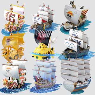 10 Kiểu Anime Một Mảnh Ngàn Nắng Tàu Cướp Biển Thuyền DIY Lắp Ráp PVC Hành Động Hình Trang Trí Bộ Sưu Tập Mô Hình Đồ Chơi