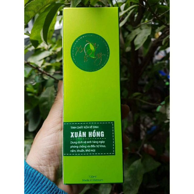 Dung dịch Xuân Hồng - Màu xanh 120ml ☆