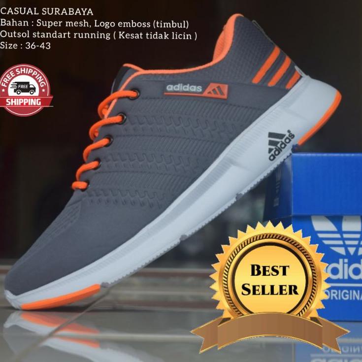 . Giày chạy bộ Adidas NBA ORANGE ABU