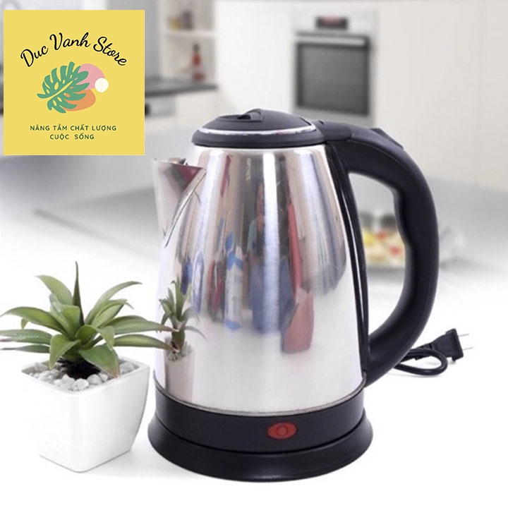 Ấm Đun Nước Siêu Tốc Electric Kettle 1.8L, Bảo Hành Chính Hãng, Lỗi 1 Đổi 1