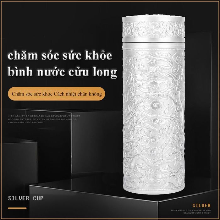 Bình Trà Cửu Long Giữ Nhiệt - Tặng Hộp Đựng Bằng Da - Home and Garden