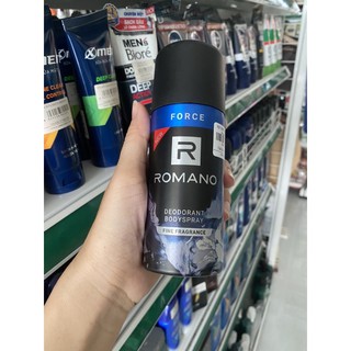 Xịt Ngăn Mùi Toàn Thân ROMANO Force 150ml