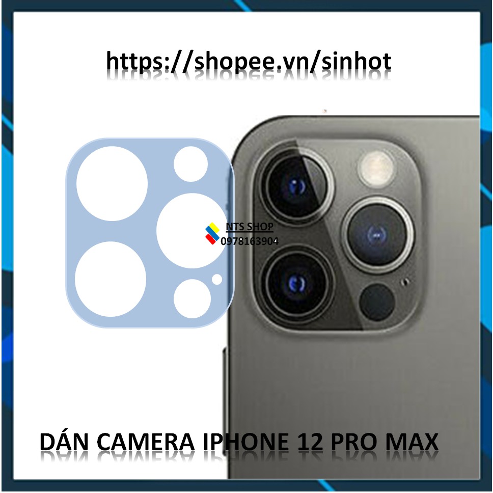 Dán cường lực dẻo bảo vệ camera Iphone 12 pro max