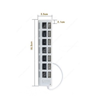 Hub USB 2.0 7 cổng có nguồn phụ