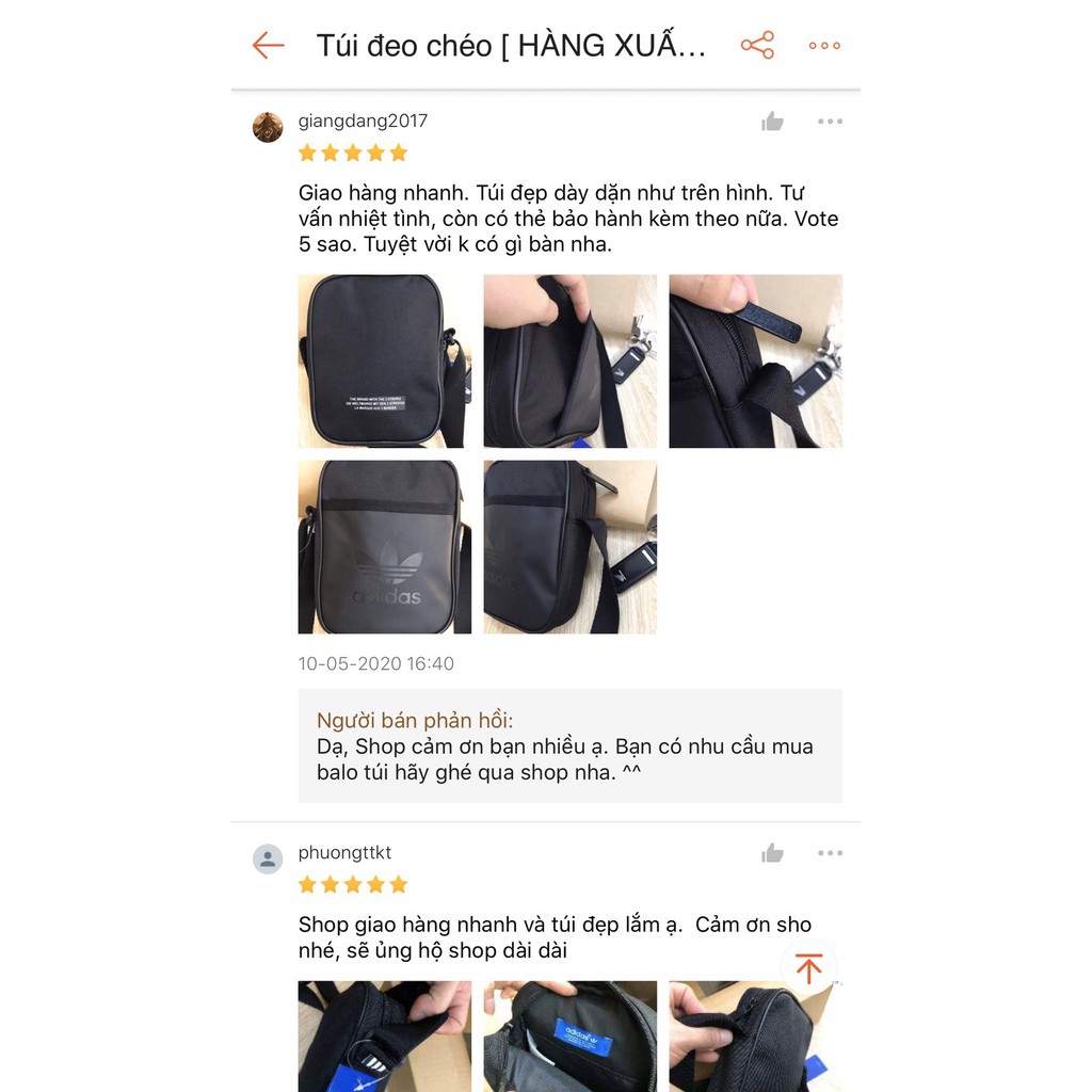 Túi đeo chéo nam Adidas Mini cao cấp unisex hàn quốc đi chơi học chất da màu đen giá rẻ đeo hông thời trang chống nước