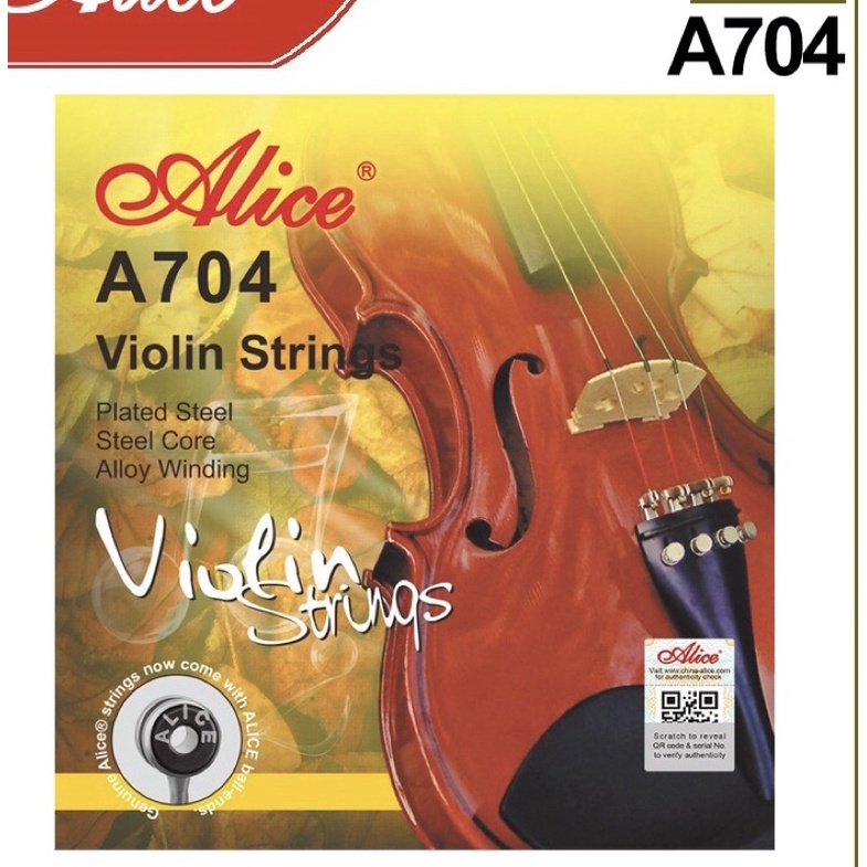 Dây đàn Violin Alice A704 lẻ từ số 1 đến số 4