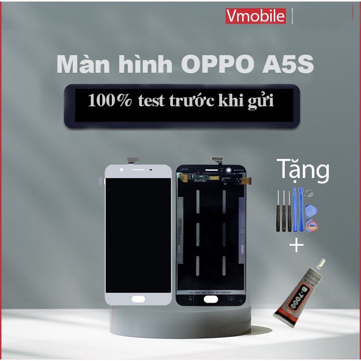 Màn hình OPPO Oppo A5S/ Oppo A7 / Realme 3 / Oppo A12-2020 / Realme3 dùng thay thế lắp đặt, kích thước 6.2 inch, tặng kè