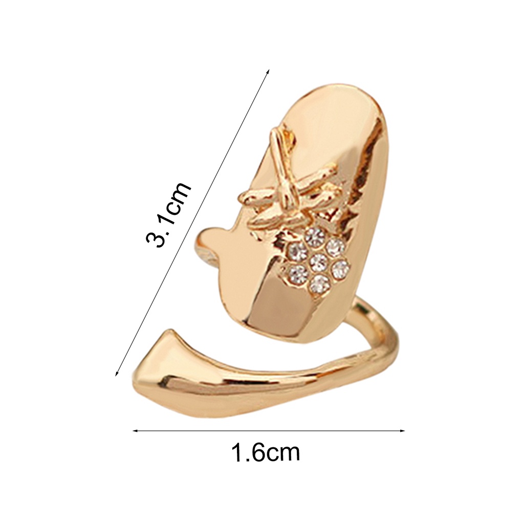 Nhẫn móng tay cá tính độc đáo cho nữ