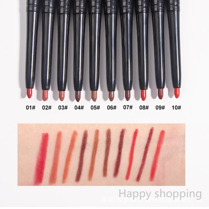 (Hàng Mới Về) Set Chì Kẻ Viền Môi + Son Môi Chống Thấm Nước Không Phai Màu | BigBuy360 - bigbuy360.vn