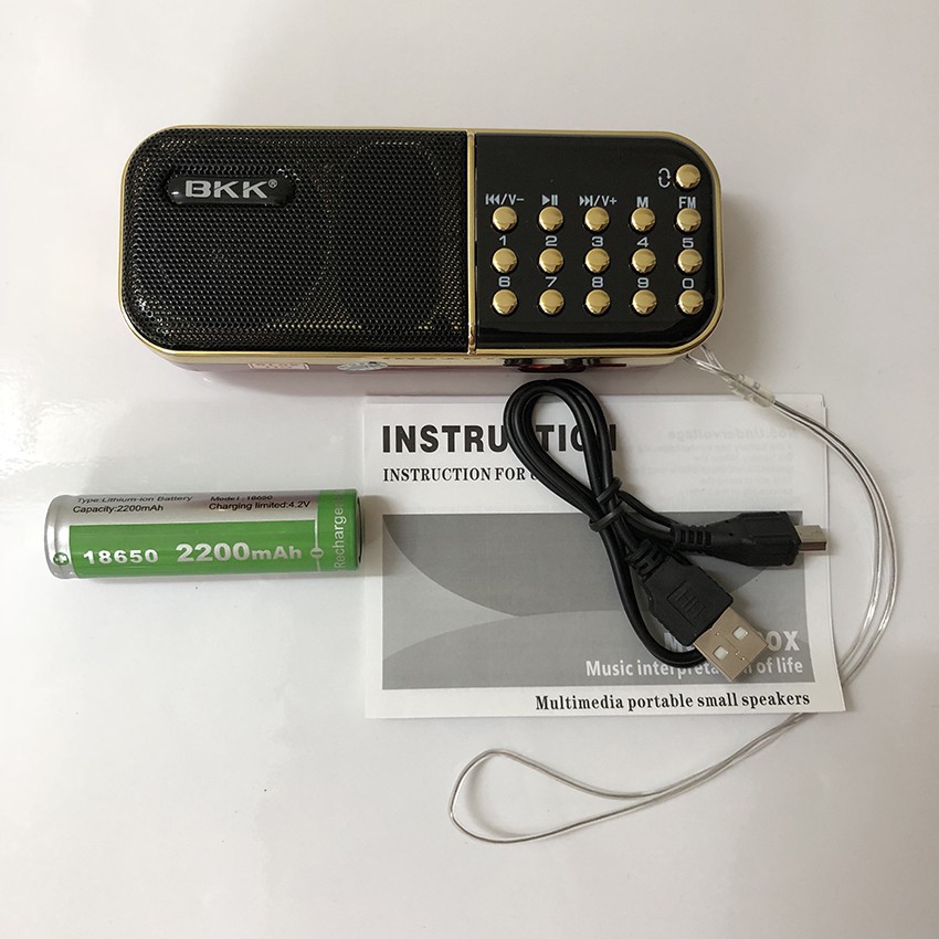 Loa usb,thẻ nhớ,FM BKK K50