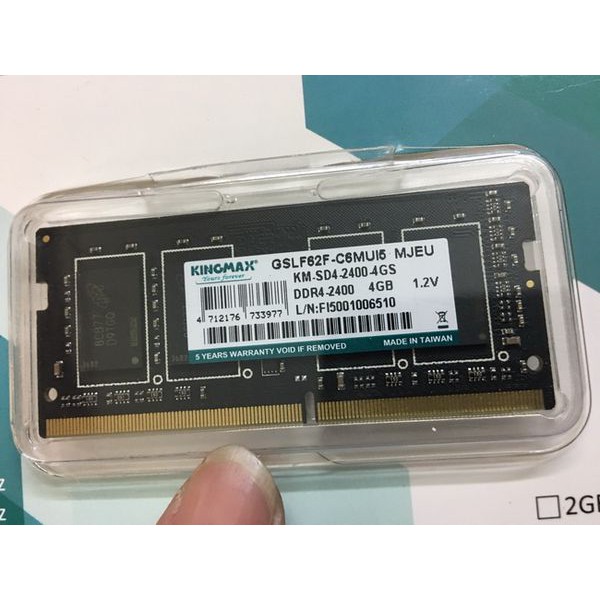 DDR4 4Gb/2400/2666 ram Laptop Kingmax Viễn Sơn bảo hành 36 tháng