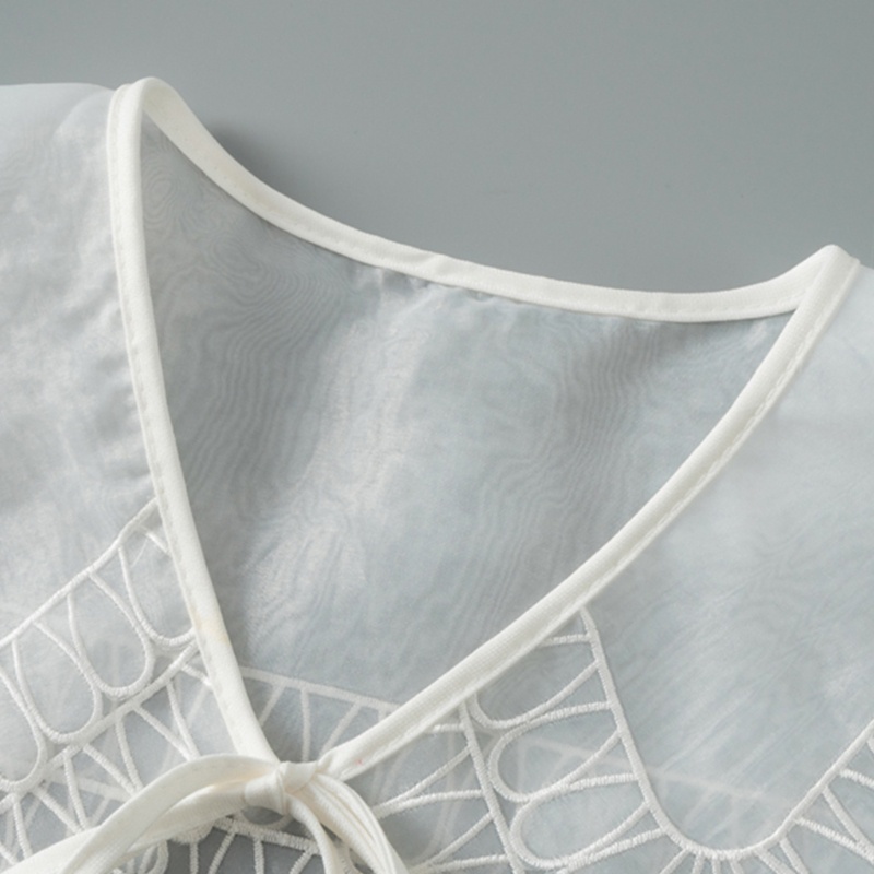 Vòng Cổ Choker Giả Thêu Họa Tiết Thời Trang Mùa Hè Cho Nữ