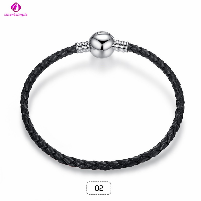 Vòng Tay Da 3mm Thiết Kế Đơn Giản