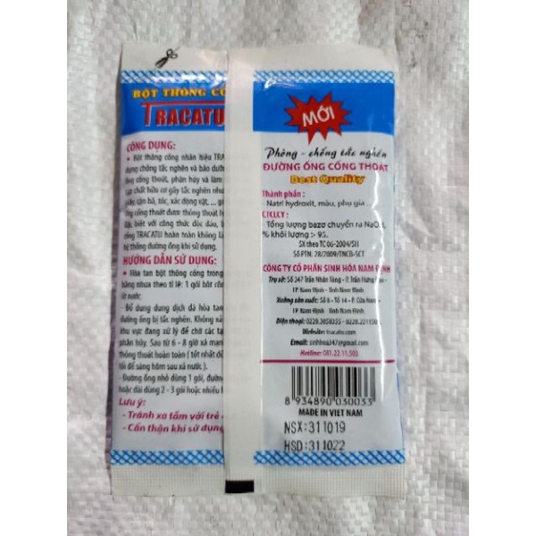 BỘT THÔNG CỐNG TRACATU 100G