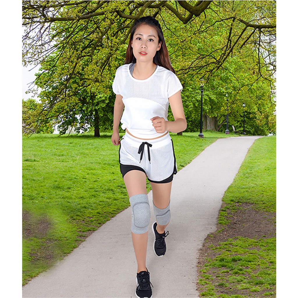 Đai nylon bảo vệ đầu gối khi tập luyện thể thao/ đạp xe/ chơi bóng