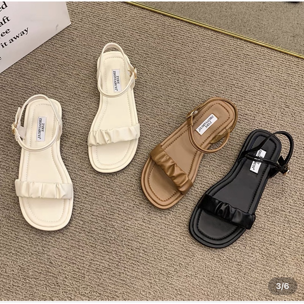 SANDAL Nữ Quai Nhún Hở Gót Thời Trang Ulzzang SD-0319-giaydepxinh.dangmi