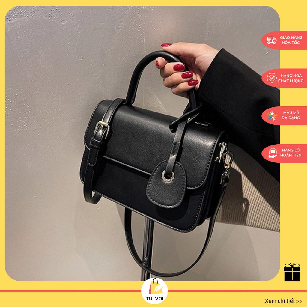 Túi xách nữ có quai dáng basic da trơn phong cách trẻ trung hiện đại TV03