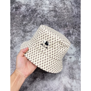 Mũ mlb boston monogram bucket hat beige