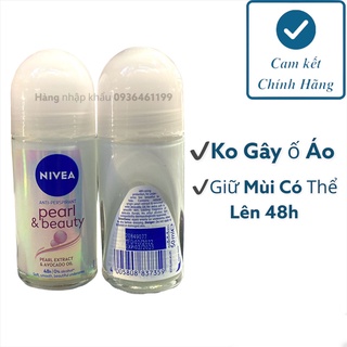 Lăn nách khử mùi Nữ nivea Ngọc trai của Đức loại to 50ml