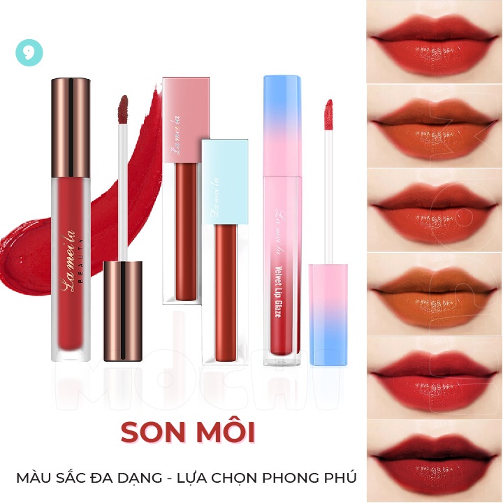 Bộ Trang Điểm Makeup 9 Món Đầy Đủ Kem Nền BB l Phấn Phủ l Chì Kẻ Mày l Mascara l Phấn Mắt l Tạo Khối l Má Hồng l Son Môi