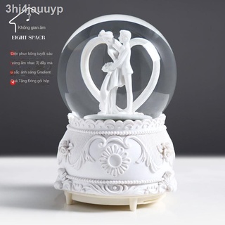 ﹍ ☾ ✤ ►۞Đám cưới trắng Thiên thần Quả cầu pha lê Hộp âm nhạc Hộp nhạc Bạn bè Bạn gái Bạn cùng lớp Kết hôn Ngày