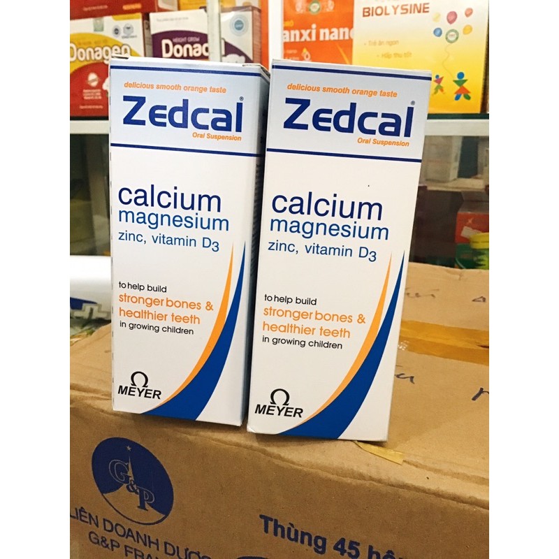 Siro ZEDCAL : calcium, magnesium, zinc... 200ml | BigBuy360 - bigbuy360.vn