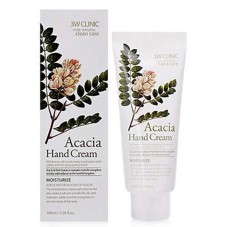 Kem Dưỡng Da Tay 3W Clinic Hand Cream Chính hãng Hàn Quốc 100ml