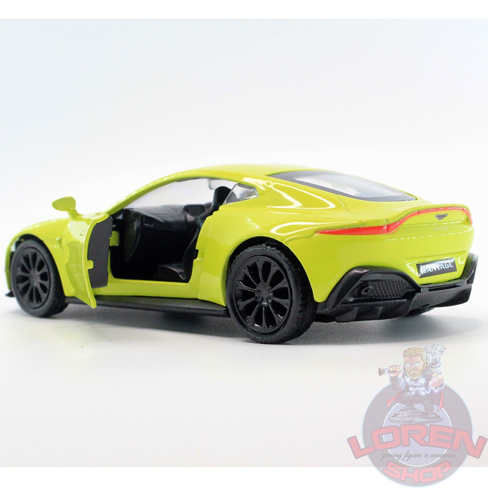Mô hình ô tô kim loại tỷ lệ 1:36, siêu xe đồ chơi chạy cót Aston Martin Vantage lorenshop