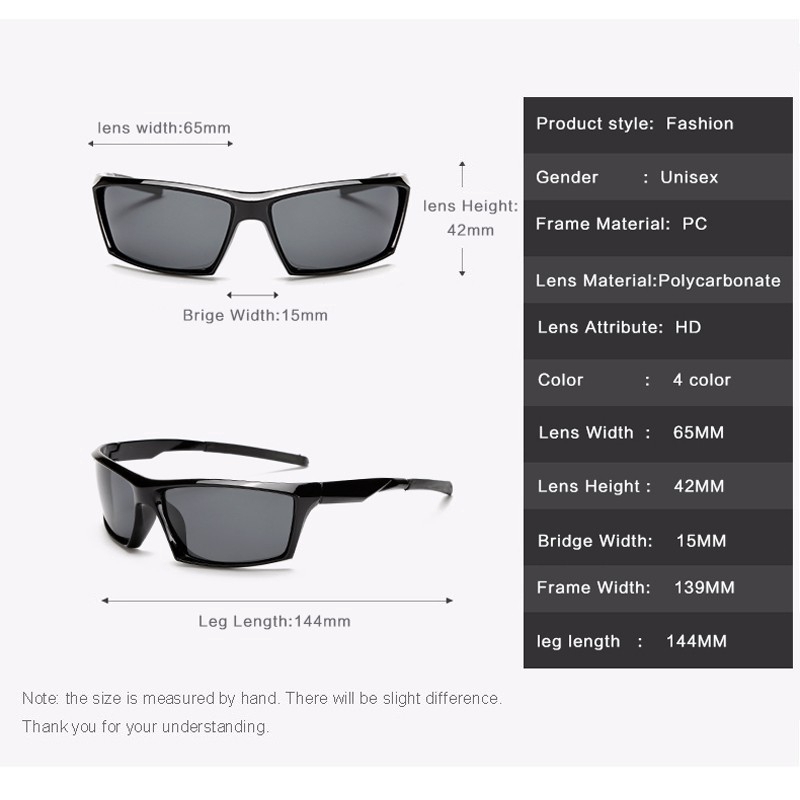 Kính Râm Chạy Xe Đạp Phân Cực Chống Tia Uv400