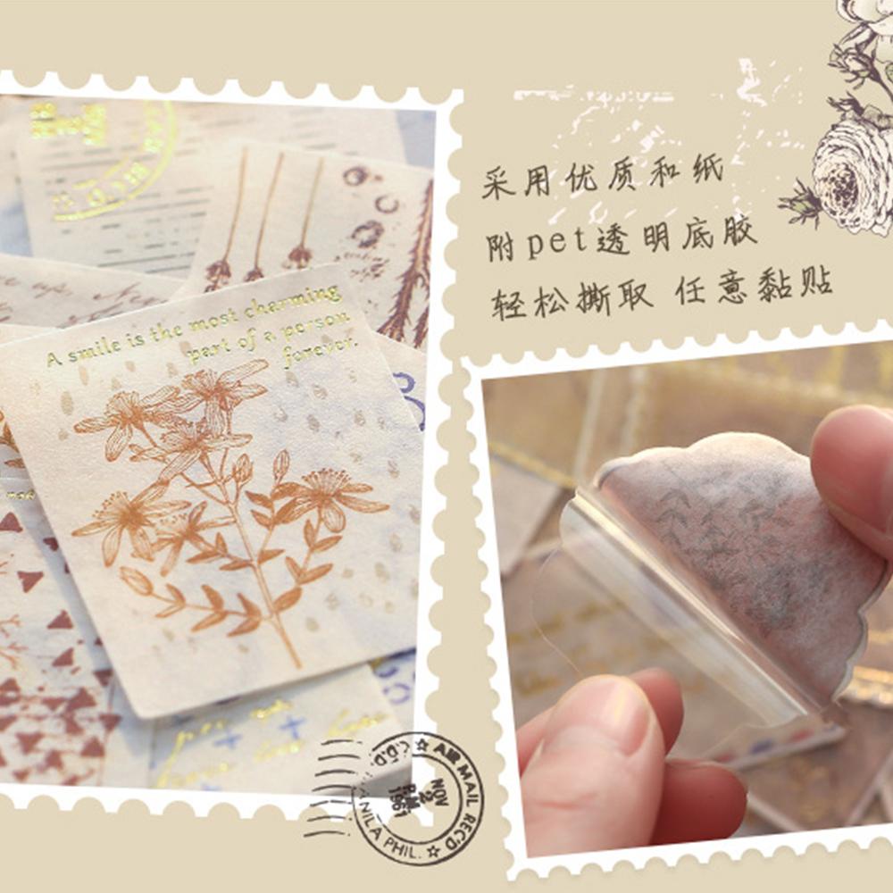 Tem Dán Trang Trí Album Phong Cách Retro