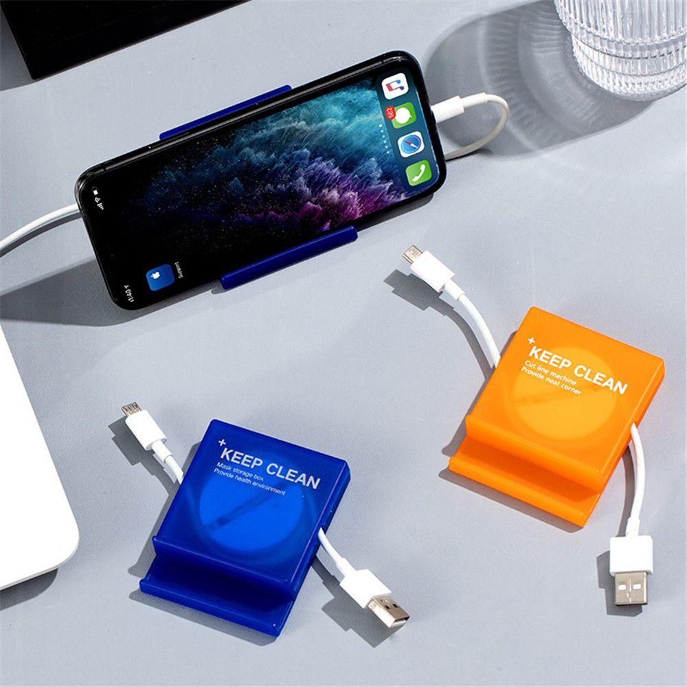 Bộ 2 Hộp Đựng Dây Cáp Sạc USB Bằng PP Ốp