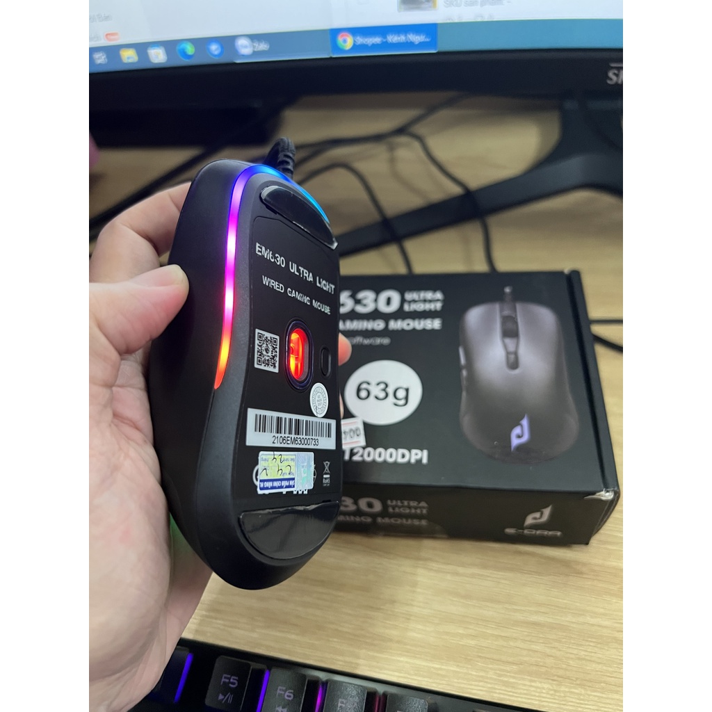 Chuột Edra EM630 siêu nhẹ CHÍNH HÃNG