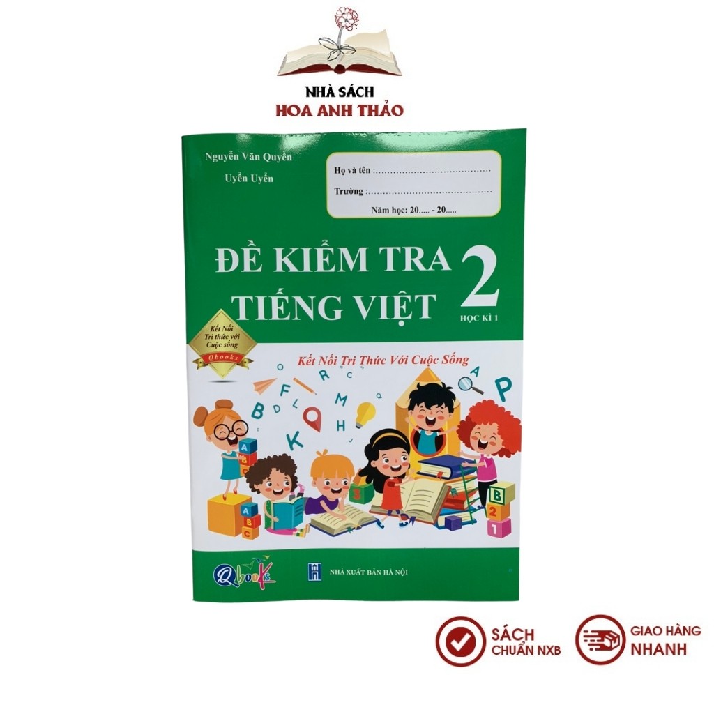 Sách - Đề kiểm tra Toán và Tiếng Việt lớp 2 - Kết nối tri thức với cuộc sống - Học kỳ 1