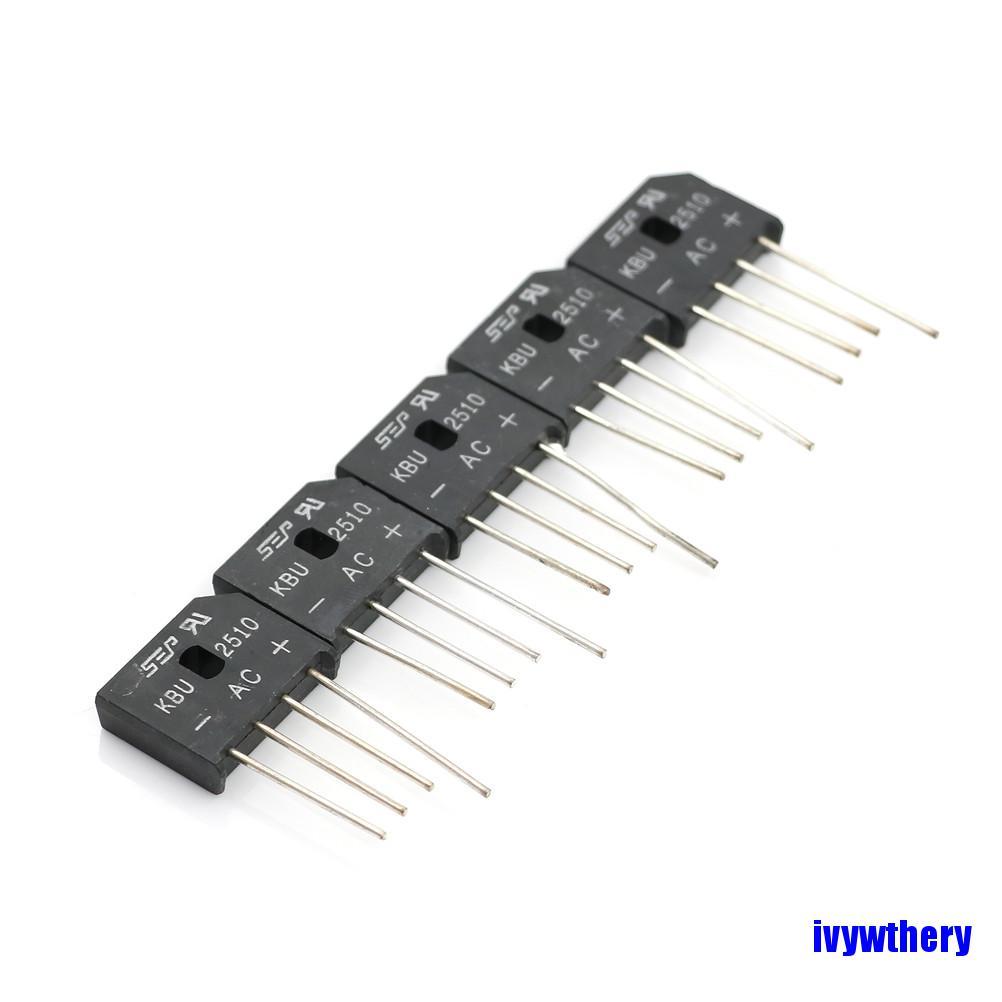 [COD]5Pcs 25A 1000V Diode Bridge Rectifier KBU2510