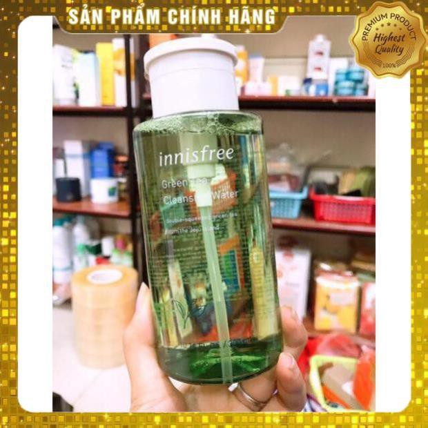 [ HÀNG CAO CÁP ] NƯỚC TẨY TRANG TRÀ XANH INNISFREE GREEN TEA CLEANSING WATER CHO DA DẦU, MỤN