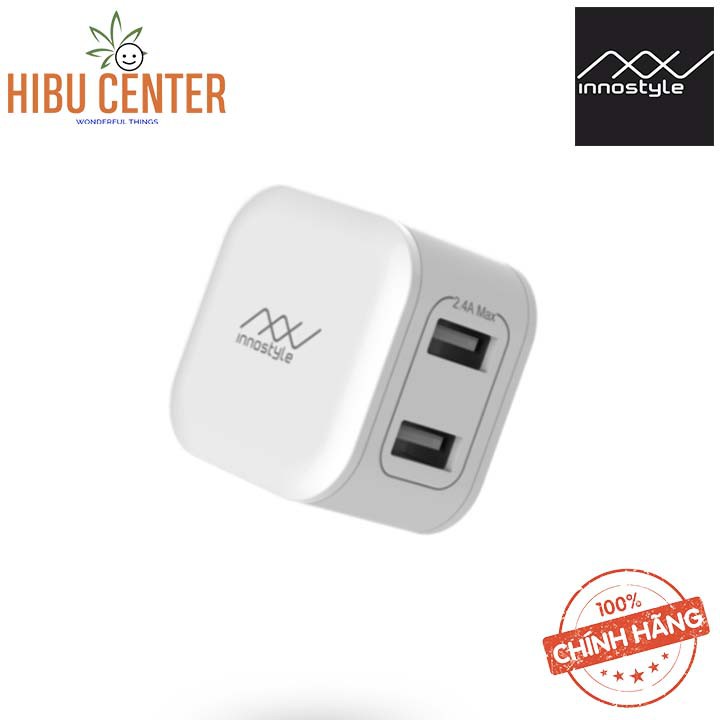 [Nhỏ Gọn] Sạc Innostyle Minigo 2 USB-A 12W Smart Charging AI ICI2SA - Follow HIBUCENTER Giảm 5%